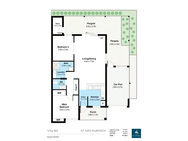 Floorplan of Homely retirement listing, 163/22 Windelya Road, Murdoch WA 6150