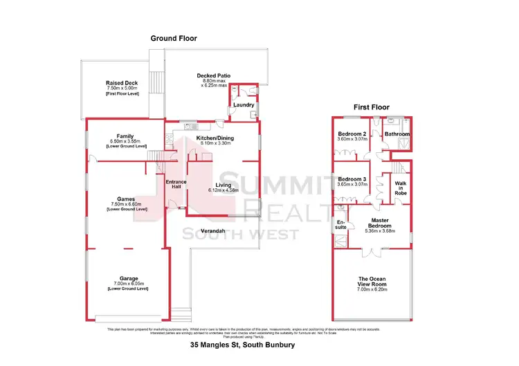 Floorplan of Homely house listing, 35 Mangles Street, South Bunbury WA 6230