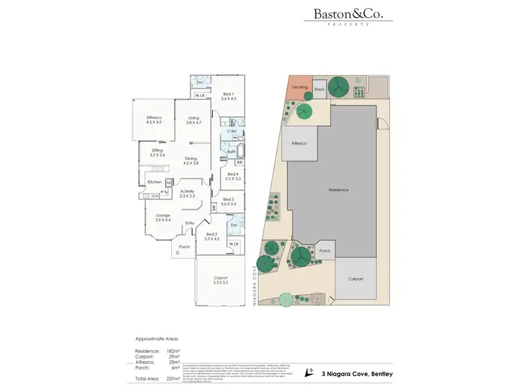 Floorplan of Homely house listing, 3 Niagara Cove, Bentley WA 6102