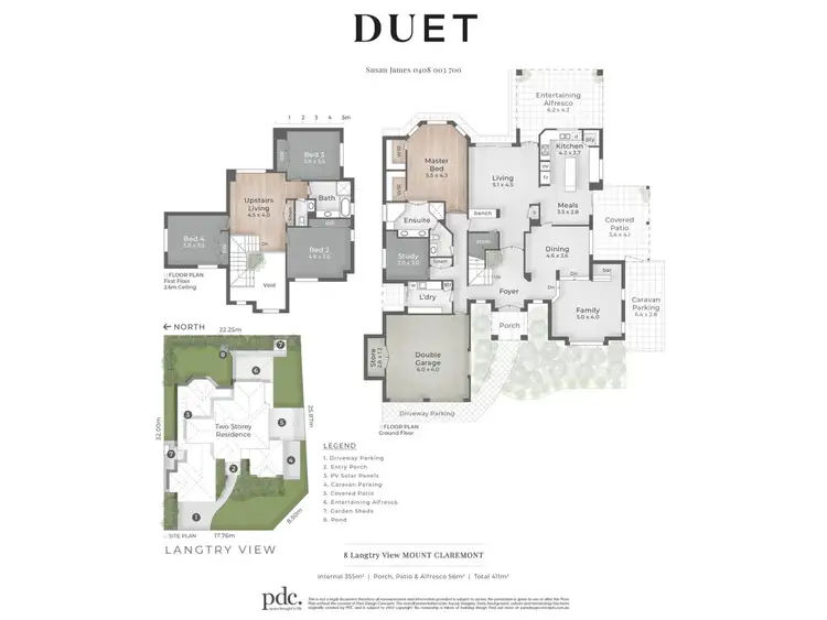 Floorplan of Homely house listing, 8 Langtry View, Mount Claremont WA 6010