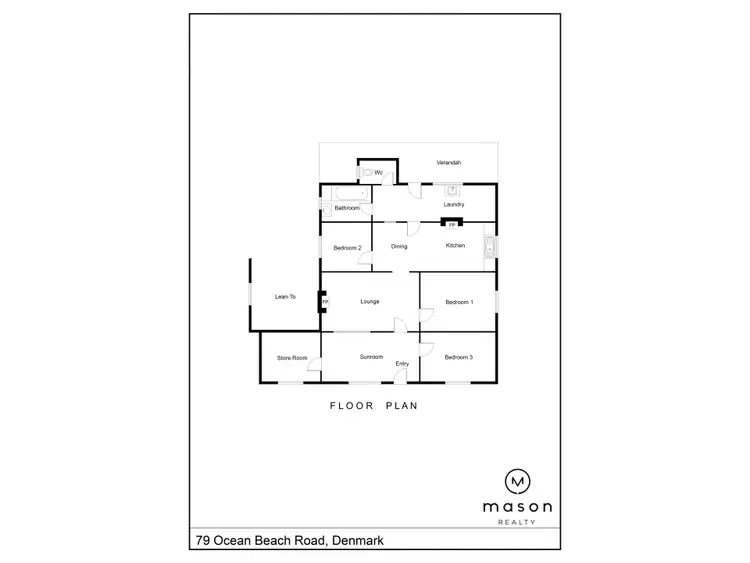 Floorplan of Homely house listing, 79 Ocean Beach Road, Denmark WA 6333