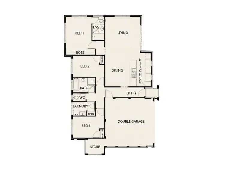 Floorplan of Homely unit listing, 3/21 Fourth Avenue, Mandurah WA 6210