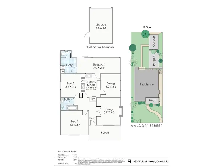 Floorplan of Homely house listing, 383 Walcott Street, Coolbinia WA 6050