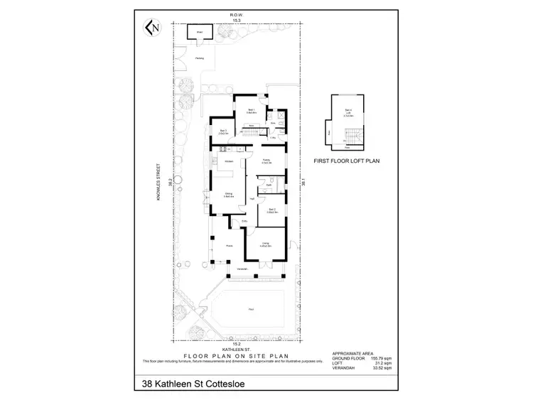 Floorplan of Homely house listing, 38 Kathleen Street, Cottesloe WA 6011