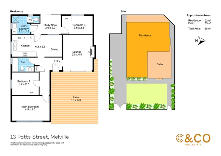 Floorplan of Homely house listing, 13 Potts Street, Melville WA 6156