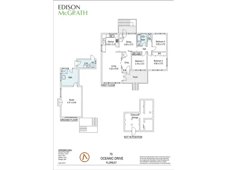 Floorplan of Homely house listing, 70 Oceanic Drive, Floreat WA 6014