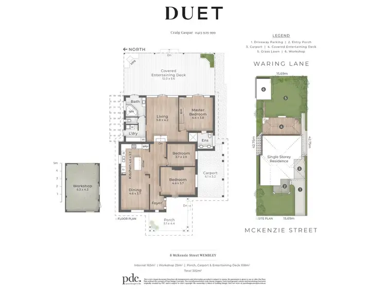 Floorplan of Homely house listing, 8 McKenzie Street, Wembley WA 6014