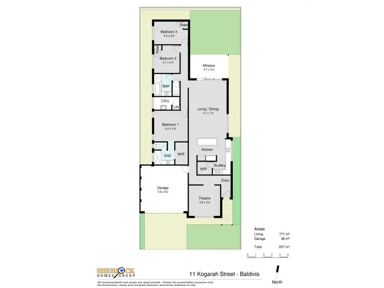 Floorplan of Homely house listing, 11 Kogarah Street, Baldivis WA 6171