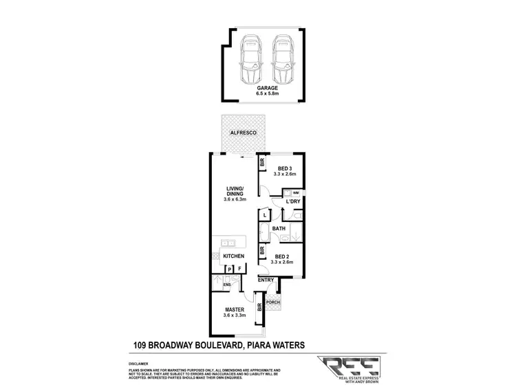Floorplan of Homely house listing, 109 Broadway Boulevard, Piara Waters WA 6112