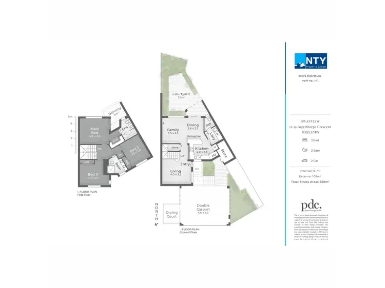 Floorplan of Homely townhouse listing, 22/19 Fogerthorpe Crescent, Maylands WA 6051