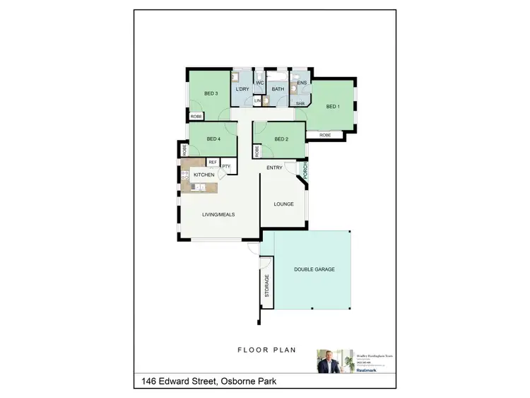 Floorplan of Homely house listing, 146 Edward Street, Osborne Park WA 6017