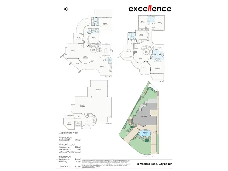 Floorplan of Homely house listing, 8 Weelara Road, City Beach WA 6015