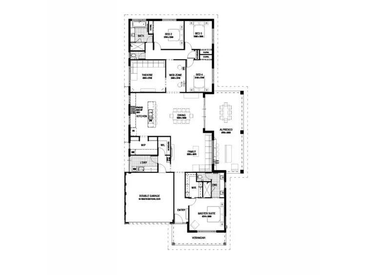 Floorplan of Homely house listing, 37 Heartwood Boulevard, Baldivis WA 6171