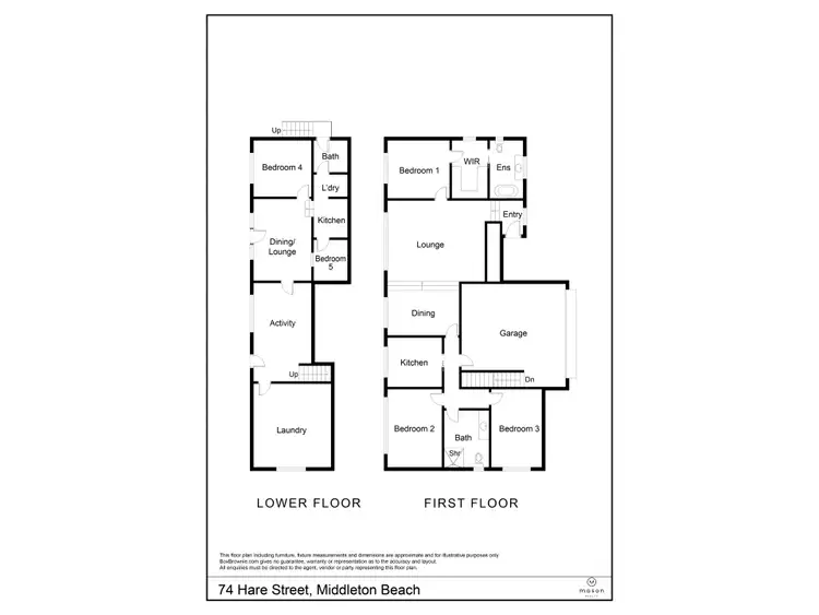Floorplan of Homely house listing, 74 Hare Street, Middleton Beach WA 6330