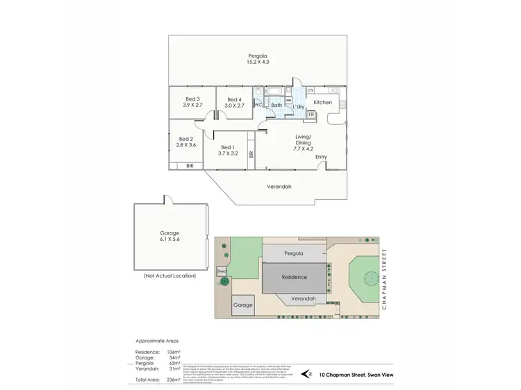 Floorplan of Homely house listing, 10 Chapman Street, Swan View WA 6056