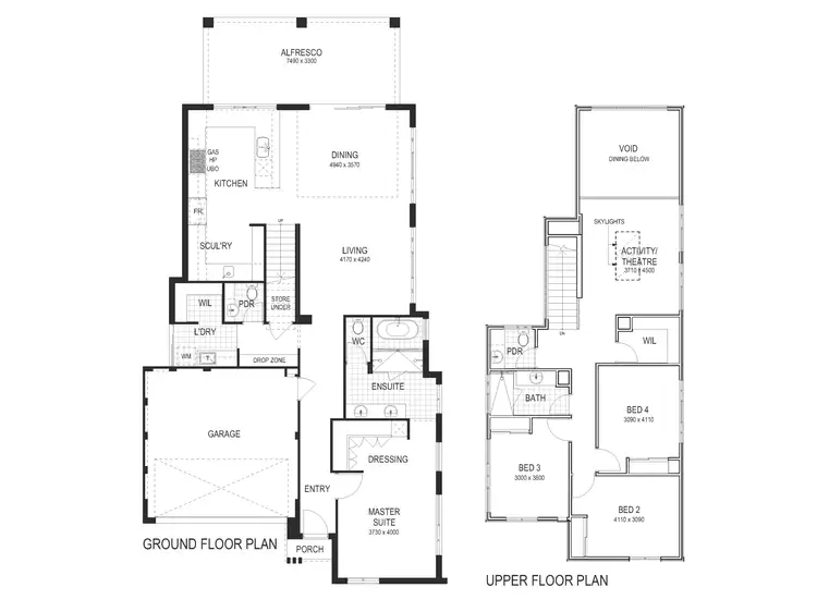 Floorplan of Homely house listing, 153 Clementine Boulevard, Treeby WA 6164