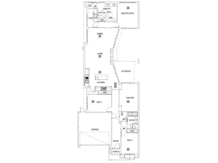 Floorplan of Homely house listing, 18 Quartz Road, Treeby WA 6164