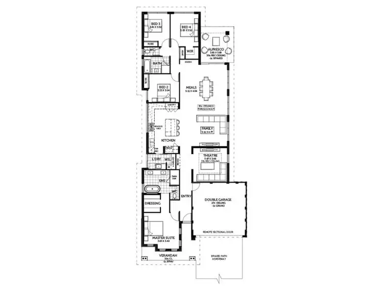 Floorplan of Homely house listing, 149 Clementine Boulevard, Treeby WA 6164
