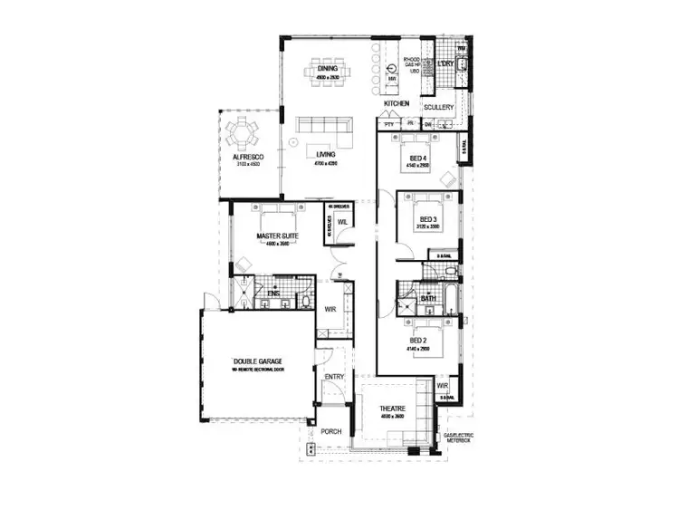 Floorplan of Homely house listing, 3 Quartz Road, Treeby WA 6164