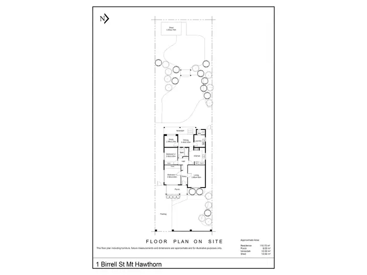 Floorplan of Homely house listing, 1 Birrell Street, Mount Hawthorn WA 6016