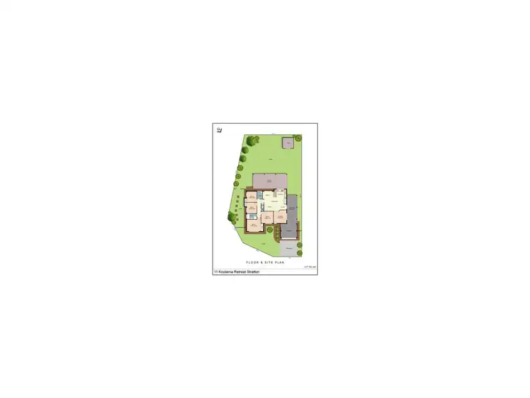 Floorplan of Homely house listing, 11 Koolama Retreat, Stratton WA 6056