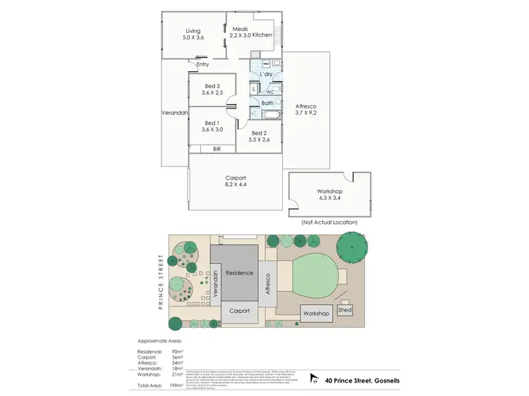 Floorplan of Homely house listing, 40 Prince Street, Gosnells WA 6110
