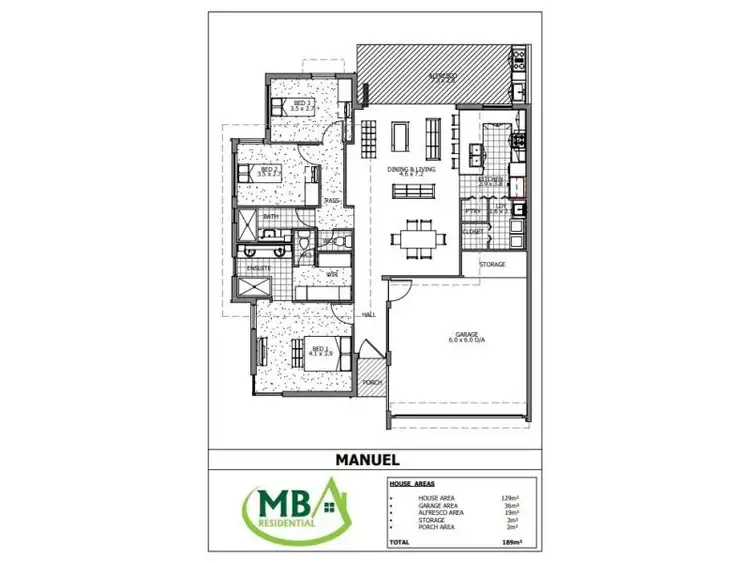 Floorplan of Homely house listing, 21 Nathaniel Way, Orelia WA 6167
