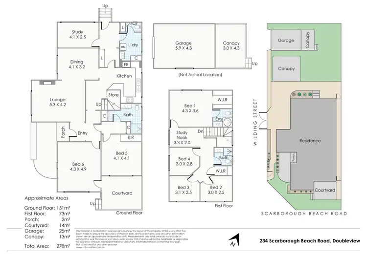 Floorplan of Homely house listing, 234 Scarborough Beach Road, Doubleview WA 6018