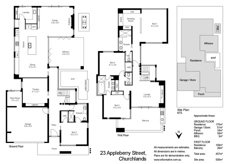 Floorplan of Homely house listing, 23 Appleberry Street, Churchlands WA 6018