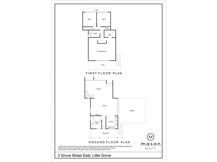 Floorplan of Homely house listing, 3 Grove Street East, Little Grove WA 6330