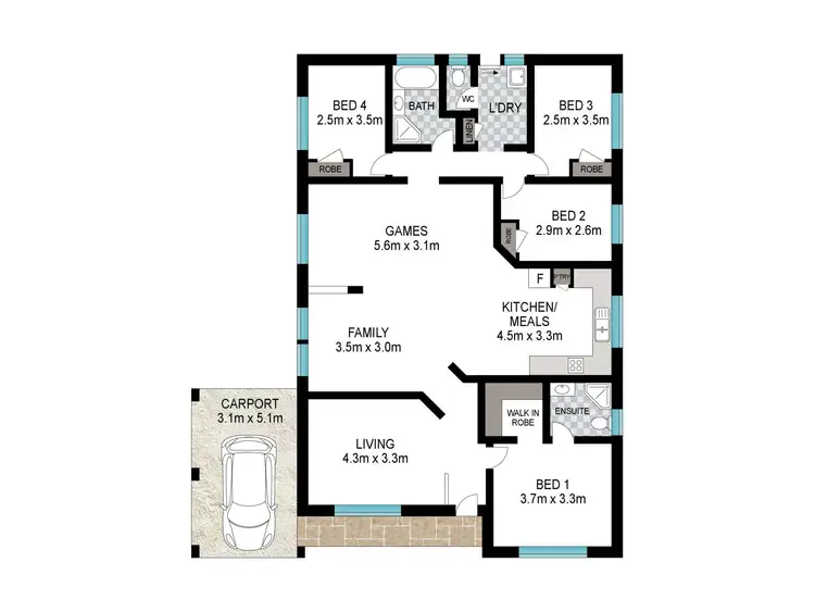 Floorplan of Homely house listing, 28 Glenhuon Boulevard, Eaton WA 6232