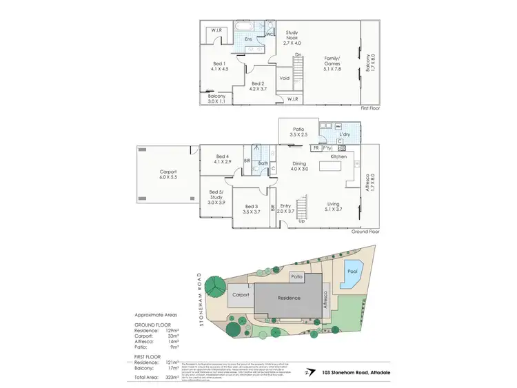 Floorplan of Homely house listing, 103 Stoneham Road, Attadale WA 6156