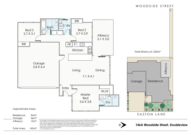 Floorplan of Homely house listing, 146a Woodside Street, Doubleview WA 6018