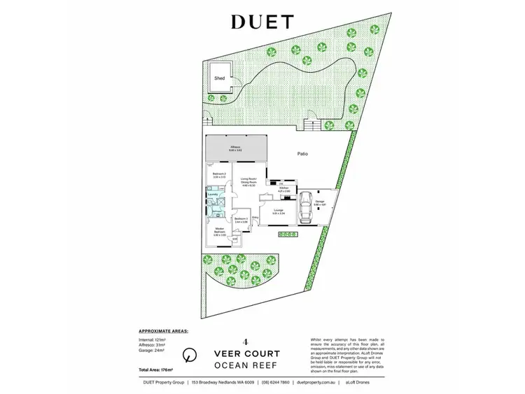 Floorplan of Homely house listing, 4 Veer Court, Ocean Reef WA 6027