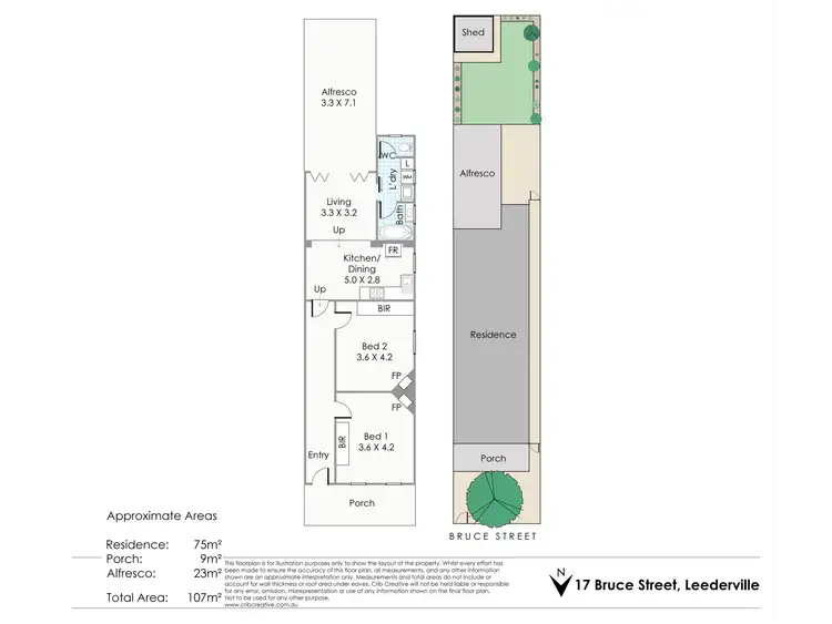 Floorplan of Homely house listing, 17 Bruce Street, Leederville WA 6007