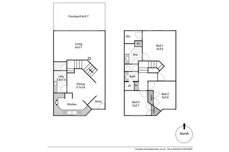 Floorplan of Homely townhouse listing, 13/15 Boundary Road, Mosman Park WA 6012