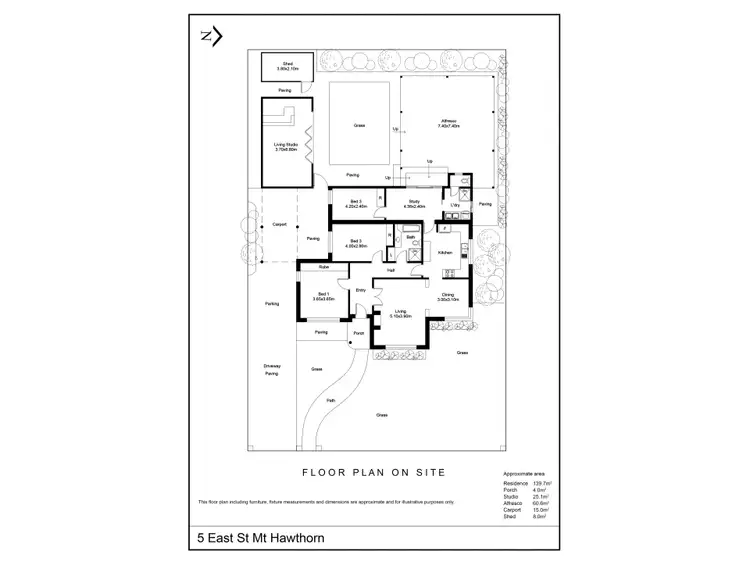 Floorplan of Homely house listing, 5 East Street, Mount Hawthorn WA 6016
