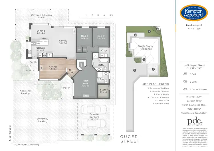 Floorplan of Homely villa listing, 104b Gugeri Street, Claremont WA 6010