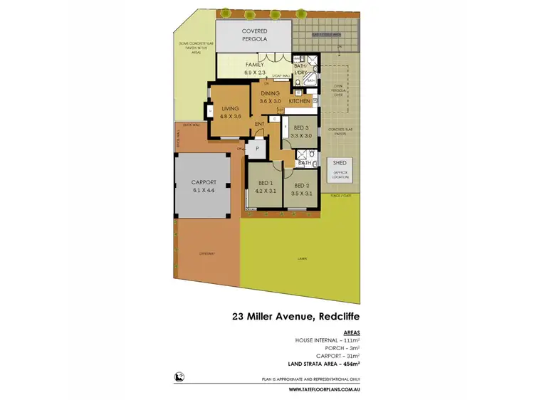 Floorplan of Homely house listing, 23 Miller Avenue, Redcliffe WA 6104