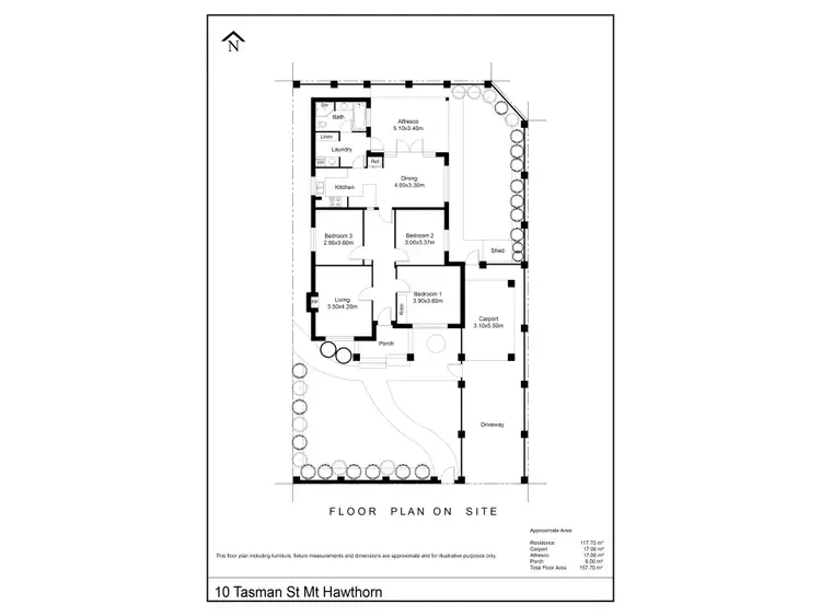 Floorplan of Homely house listing, 10 Tasman Street, Mount Hawthorn WA 6016