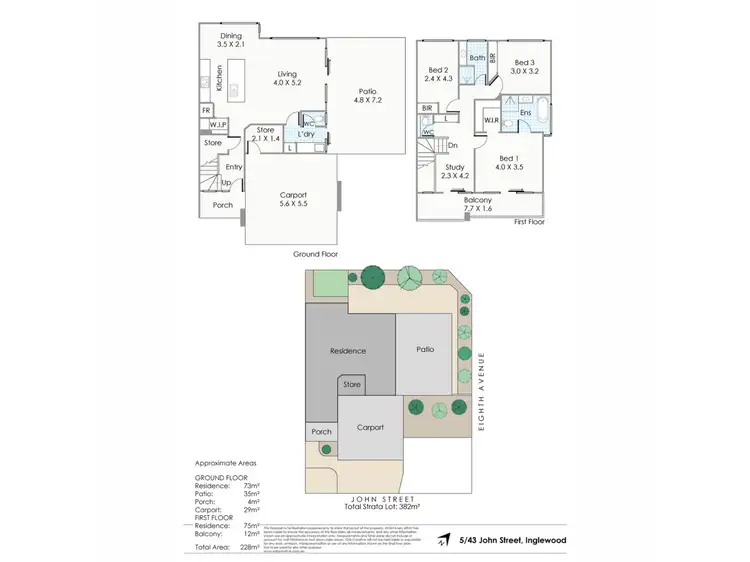 Floorplan of Homely house listing, 5/43 John Street, Inglewood WA 6052
