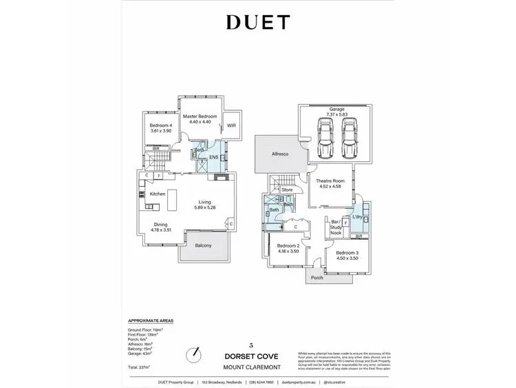 Floorplan of Homely house listing, 5 Dorset Cove, Mount Claremont WA 6010