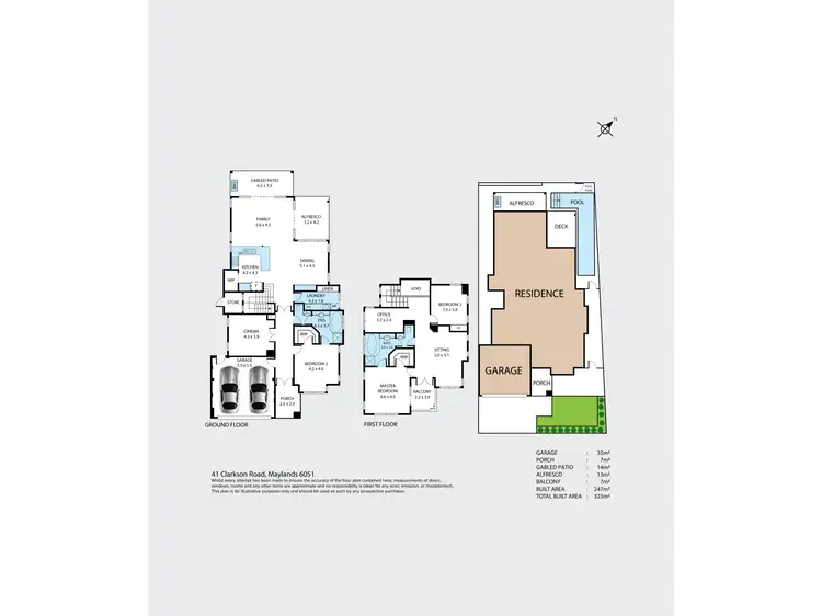 Floorplan of Homely house listing, 41 Clarkson Road, Maylands WA 6051