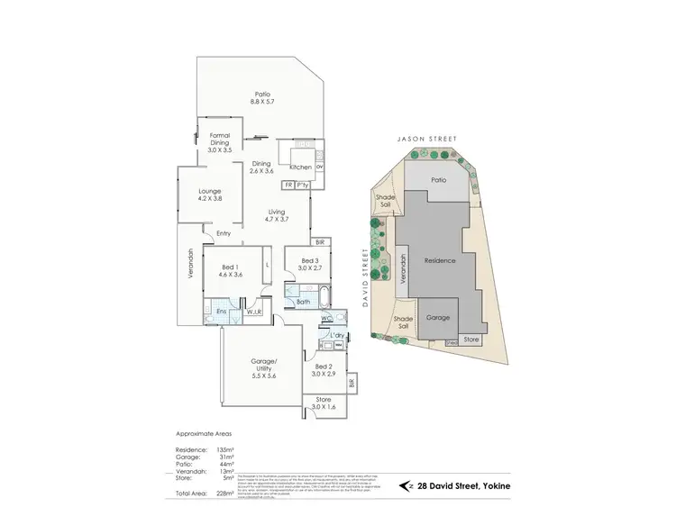 Floorplan of Homely house listing, 28 David Street, Yokine WA 6060