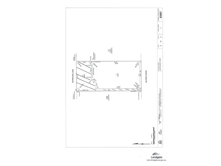 Floorplan of Homely land listing, 6 Kennedia Lane, Mount Claremont WA 6010