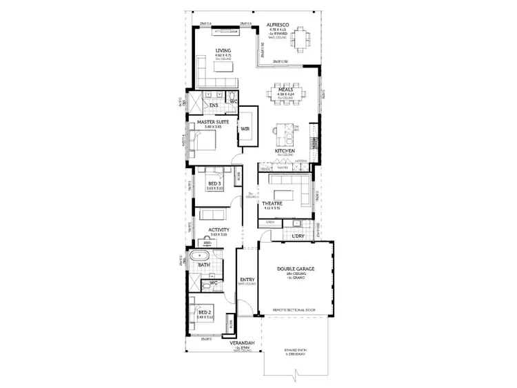 Floorplan of Homely house listing, 11 Exmouth Road, Bushmead WA 6055