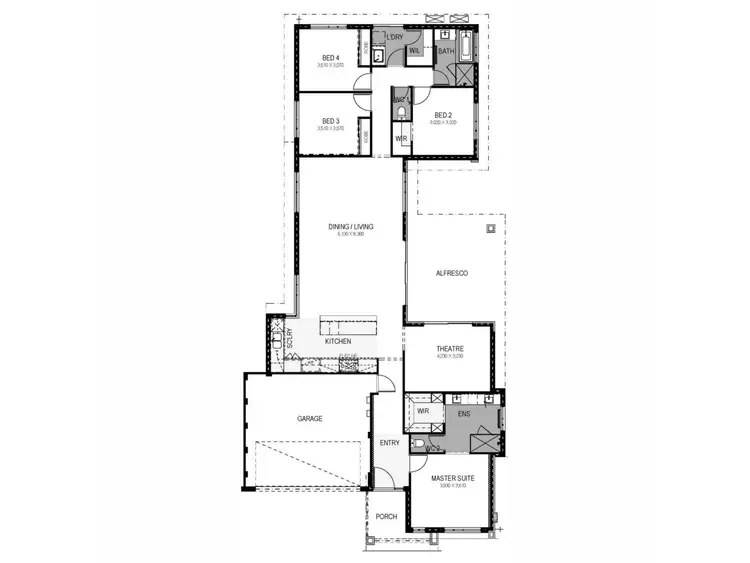 Floorplan of Homely house listing, 8 Serpentine Drive, South Guildford WA 6055
