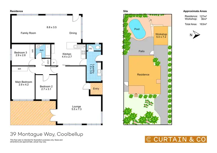 Floorplan of Homely house listing, 39 Montague Way, Coolbellup WA 6163