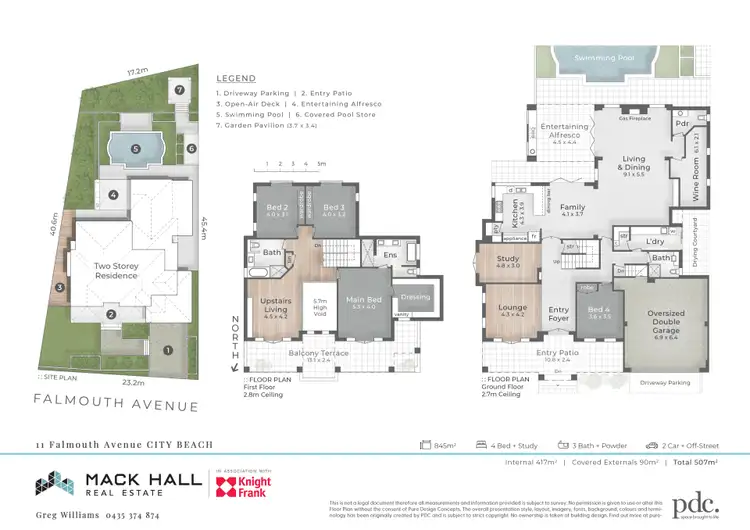 Floorplan of Homely house listing, 11 Falmouth Avenue, City Beach WA 6015