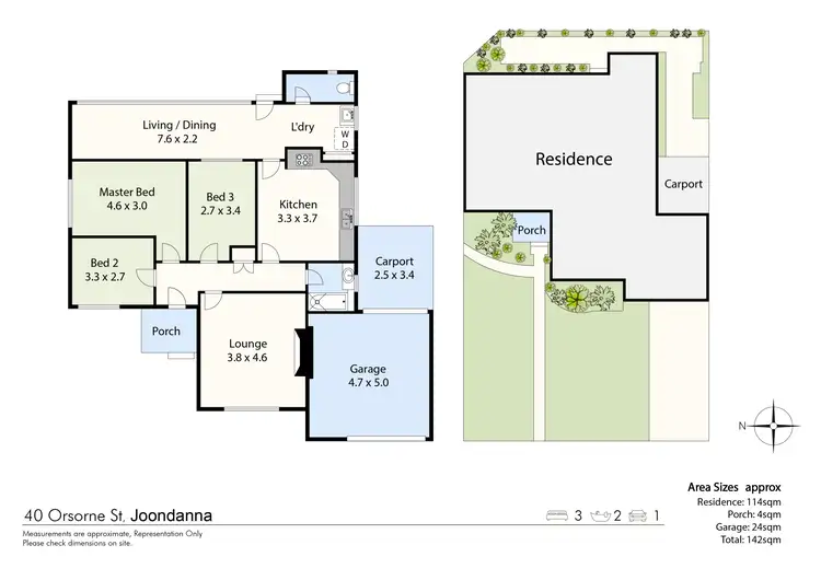 Floorplan of Homely house listing, 40 Osborne Street, Joondanna WA 6060